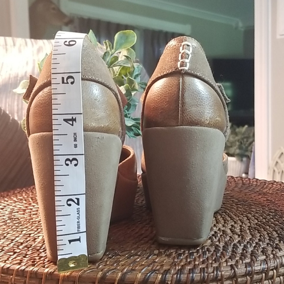 Antelope womens suede/leather wedges - Picture 3 of 4